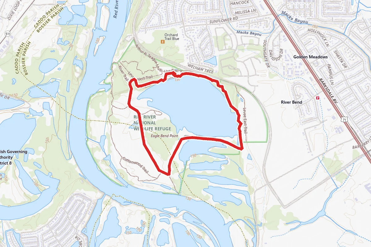 Blacktop and Lake Trail Loop