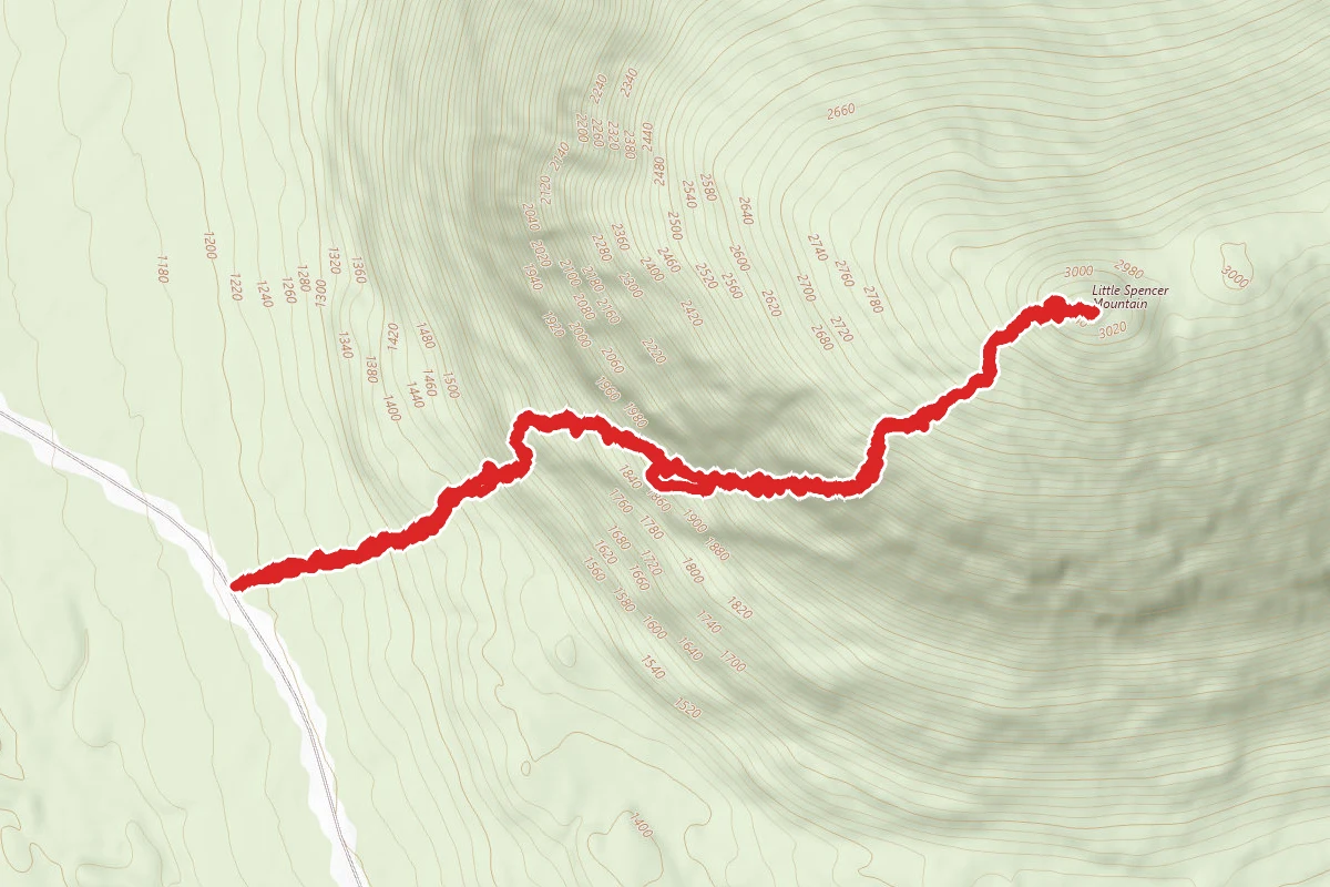 Little Spencer Mountain via RAM Trail