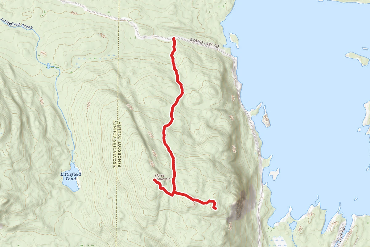 East Spur Overlook and Horse Mountain via Horse Mountain Trail