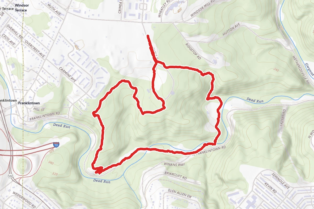 Old Franklintown Loop, Gwynn Falls, Stream and Ridge Trail Loop