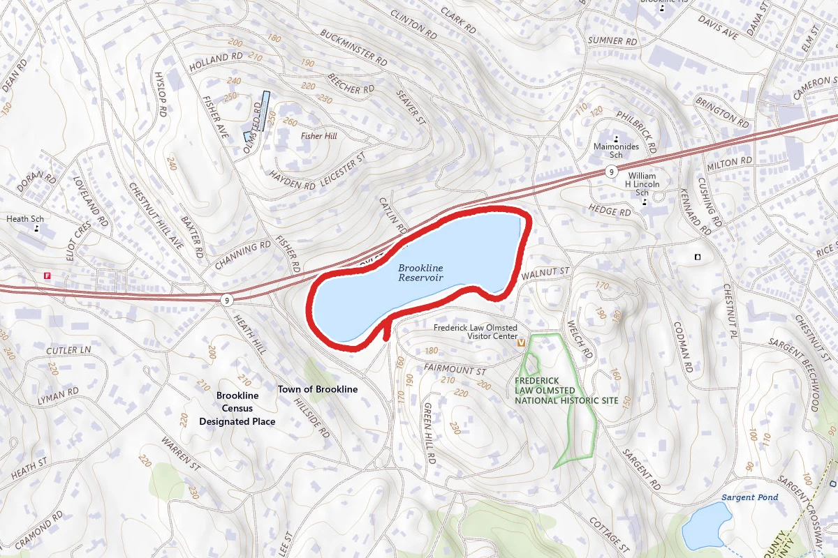 Brookline Reservoir Park Trail
