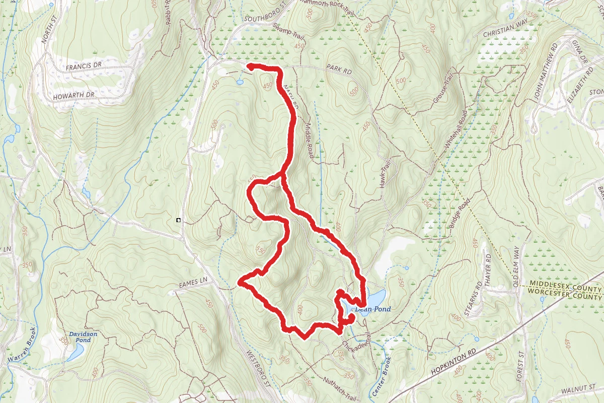 Whistling Cave and Nuthatch Loop