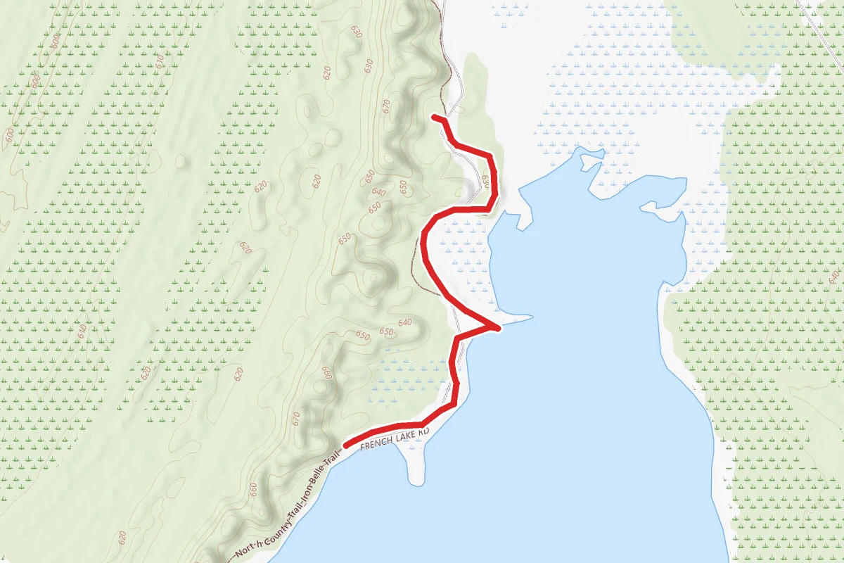 French Farm Lake Road from French Farm Lake