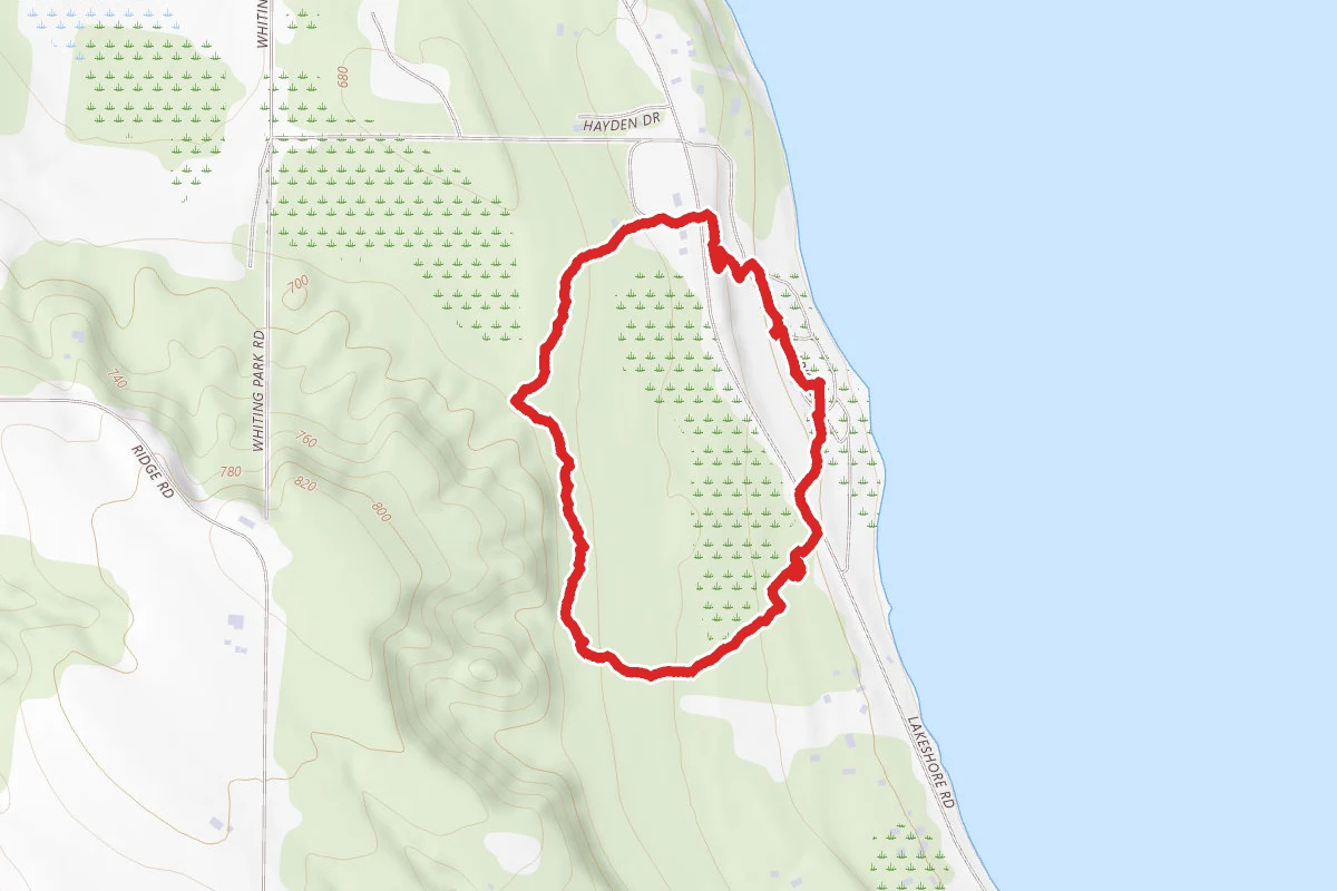 Whiting Park via Campground