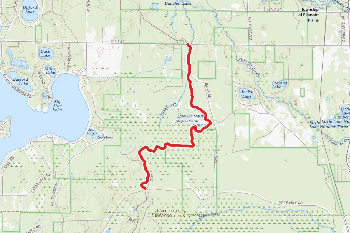Sterling Marsh via North Country Scenic Trail
