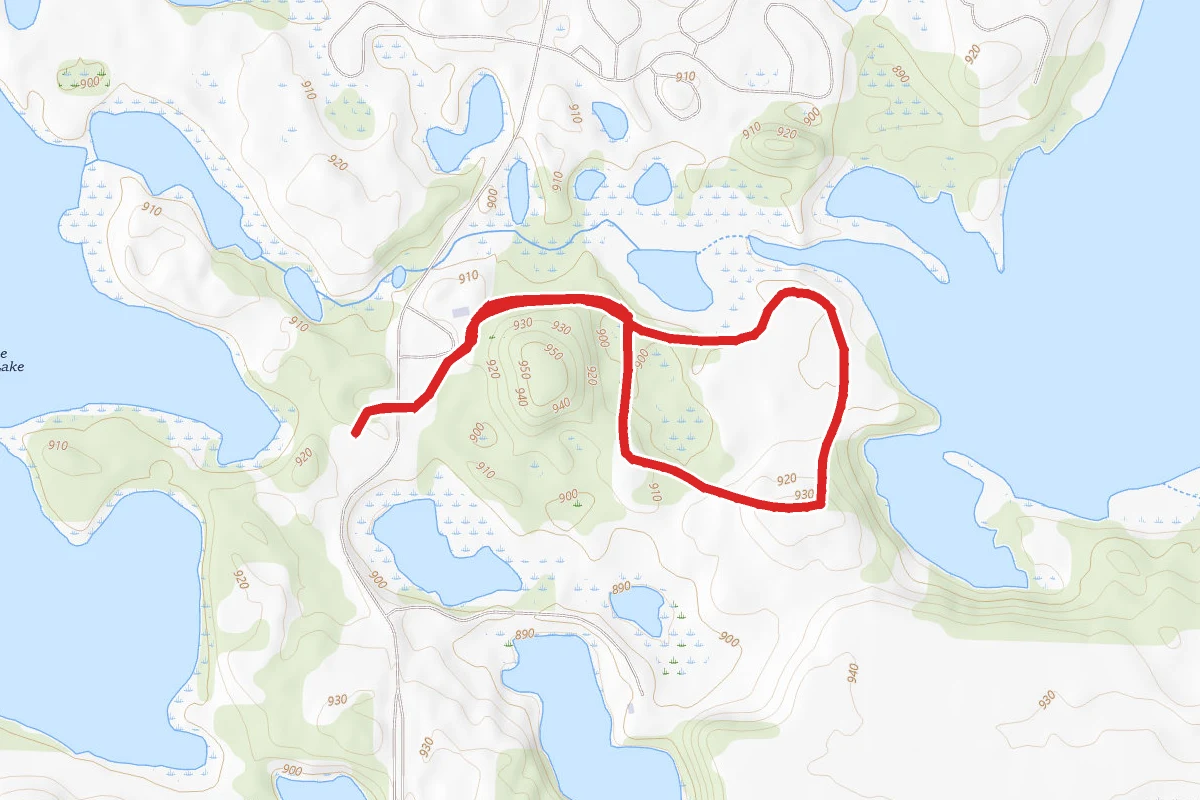 Yellow and Orange Paved Loop