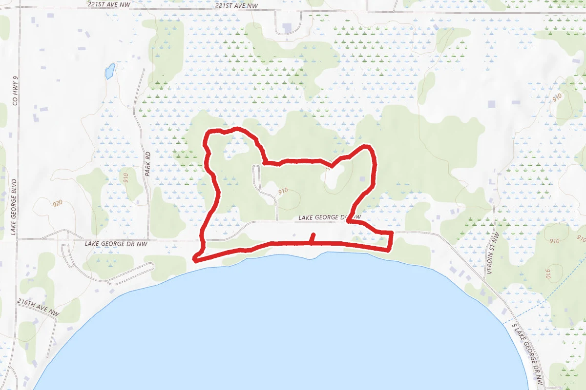 Lake George Regional Park Loop
