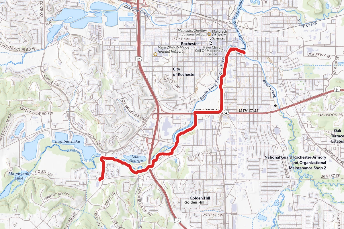 Zumbro River Trail