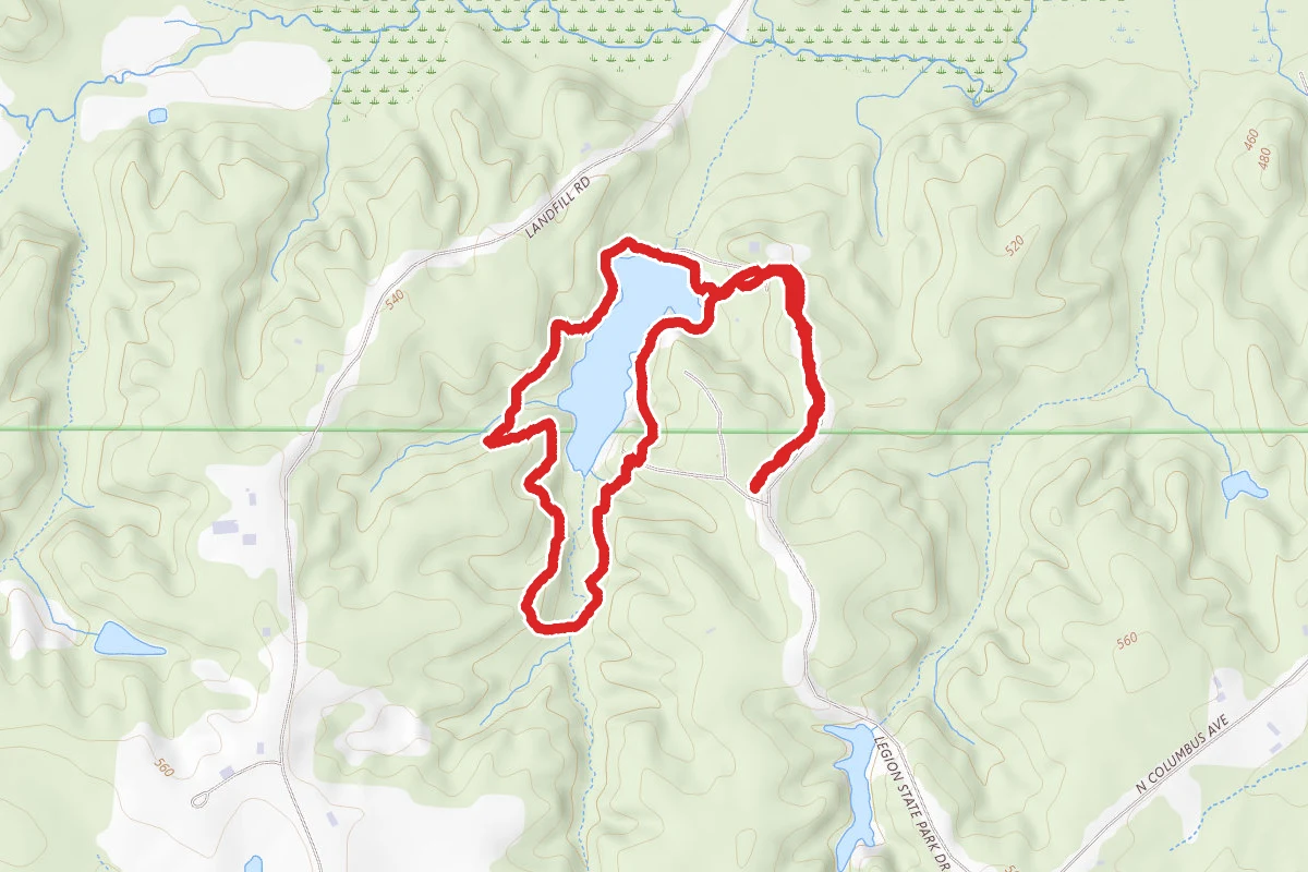 Legion State Park Camp Trail