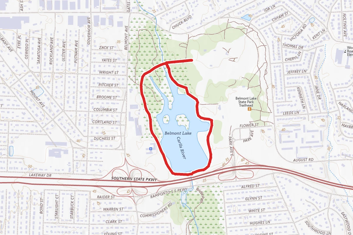 Belmont Lake Trail