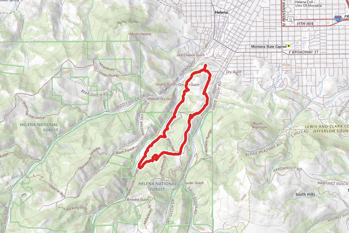 Rodney Ridge to Waterline Trail Loop