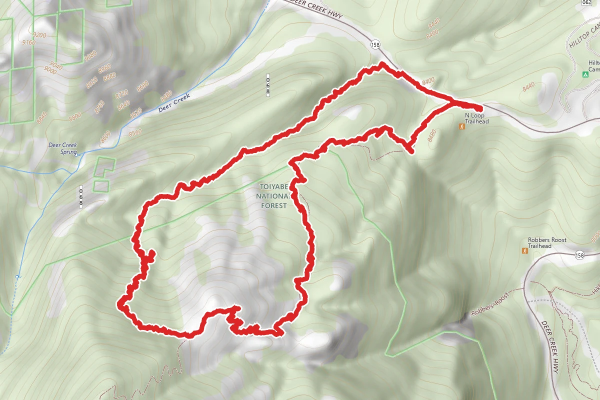 Charleston Peak and Wildhorse Canyon Loop