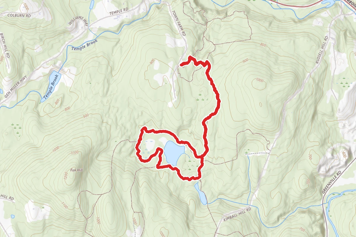 Caster Pond Loop via the Sheldrick Forest