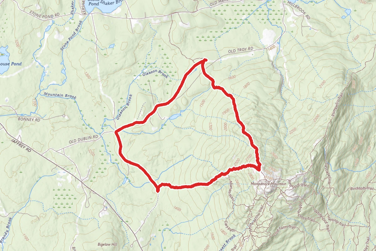 Marlboro Trail to Dublin Trail