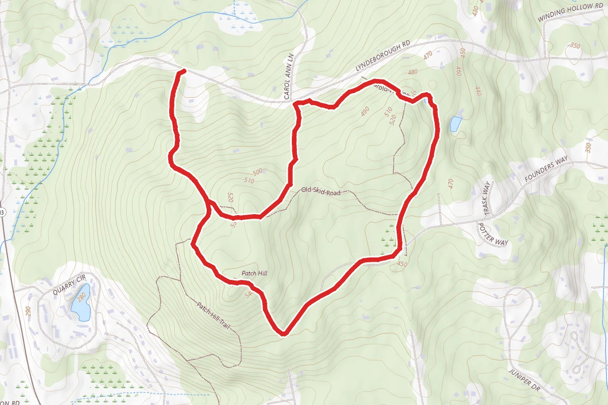 Patch Hill Trail to Wilkins Smith Land Loop