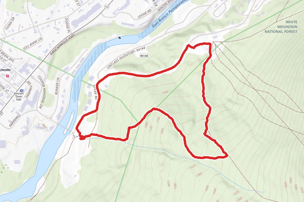 South Peak Escape Route
