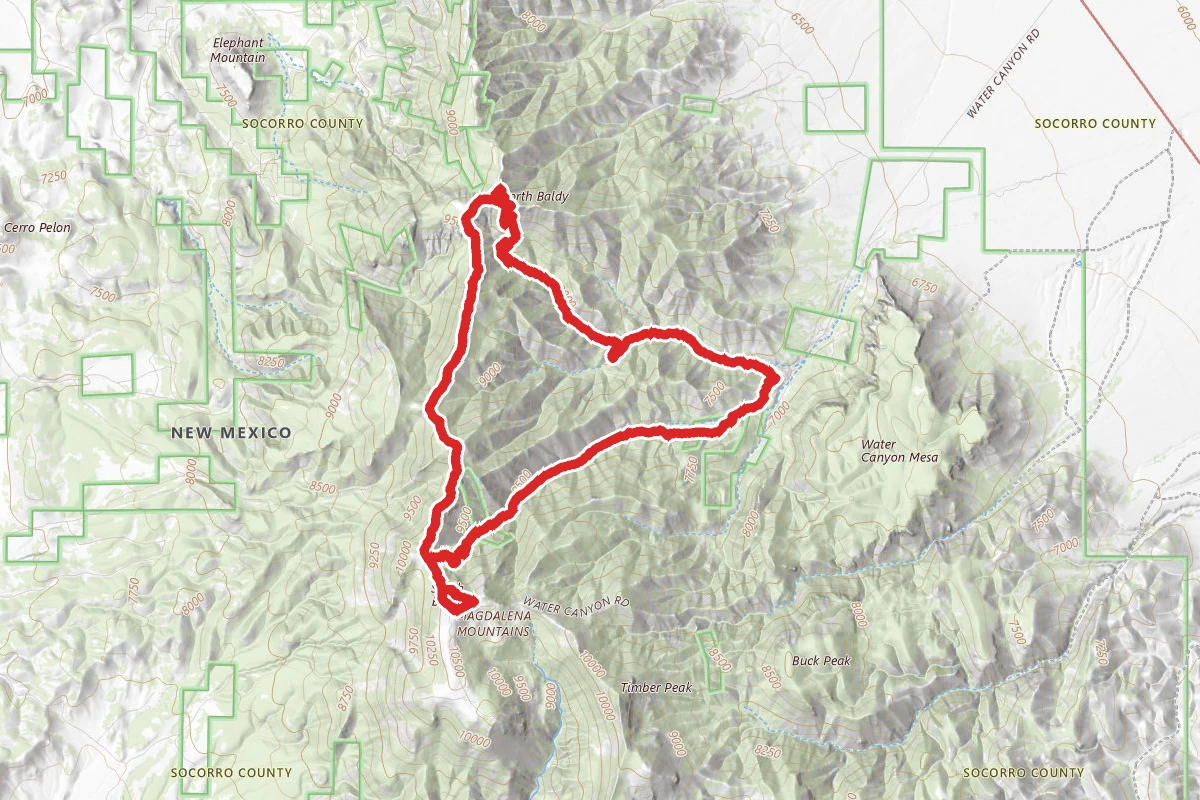 North and South Baldy Loop