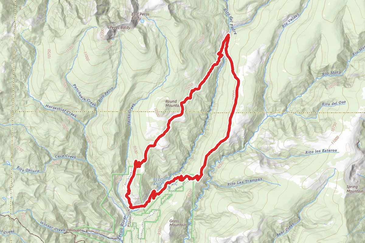 Hamilton Mesa, Larkspur and Beatty's Trail Loop