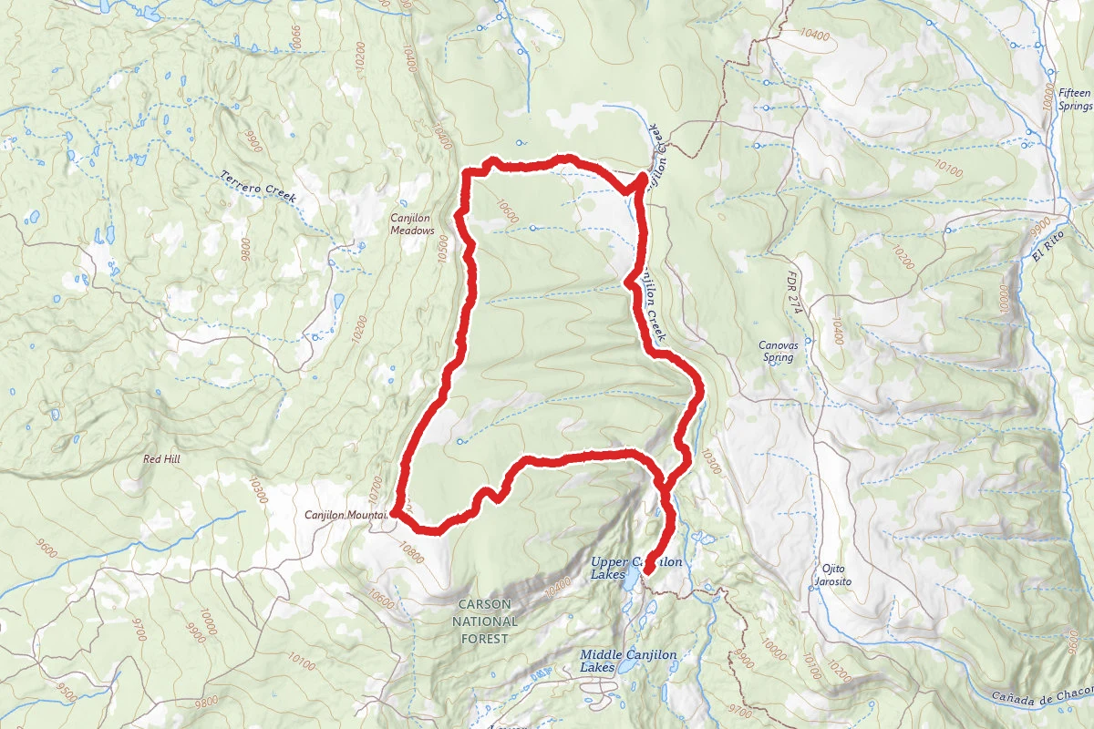 Canjilon Lakes and Canijilon Mountain Loop