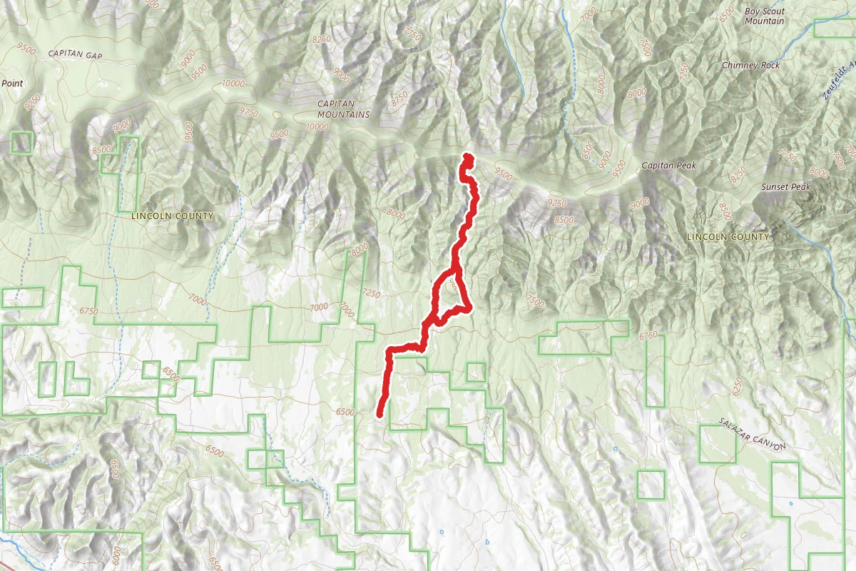 Pierce Canyon Trail #61