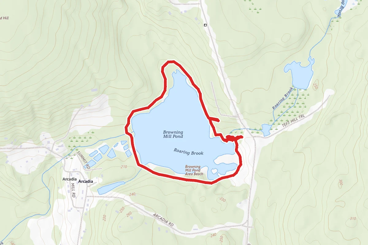 Browning Mill Pond & Tefft Hill