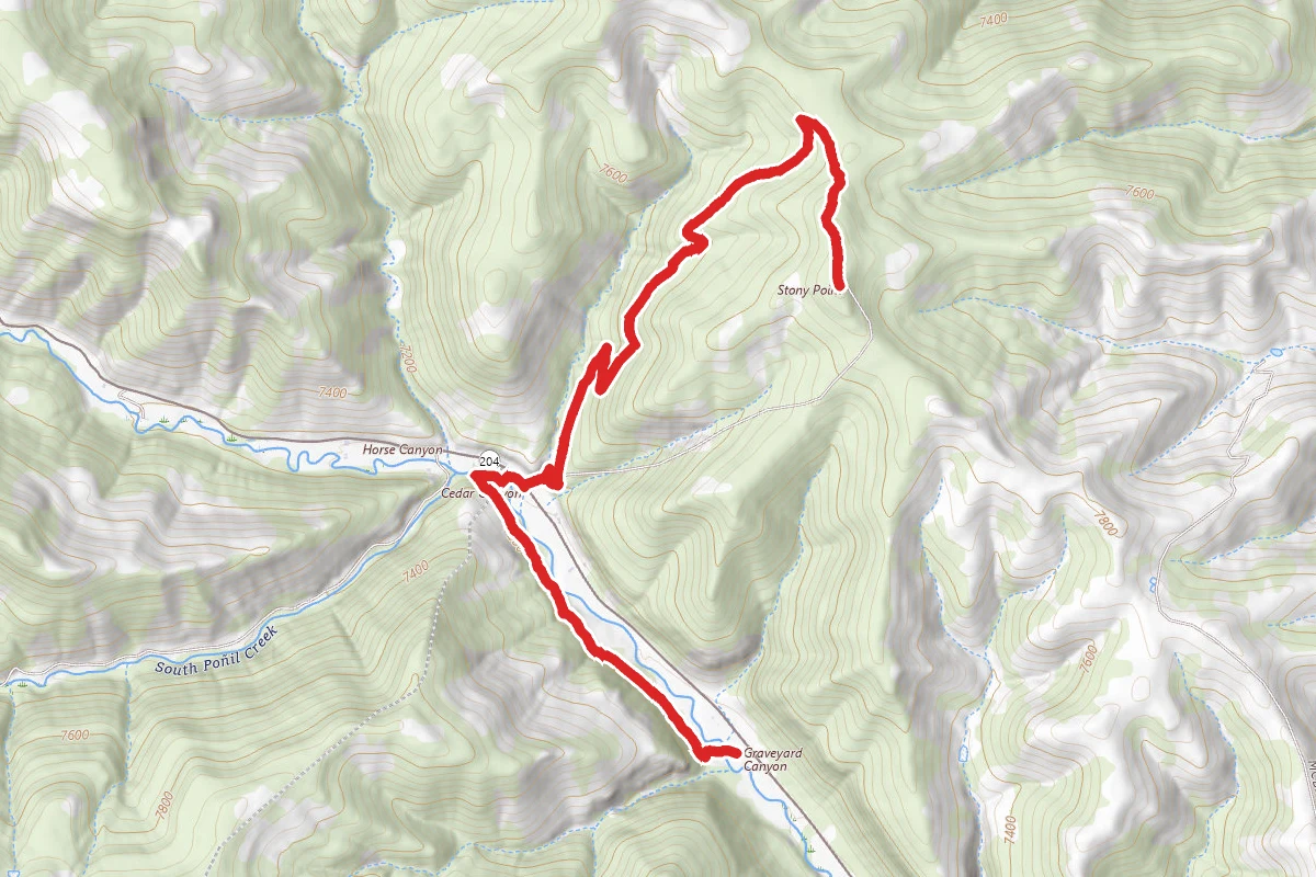 Hart Peak via Ponil Turnaround