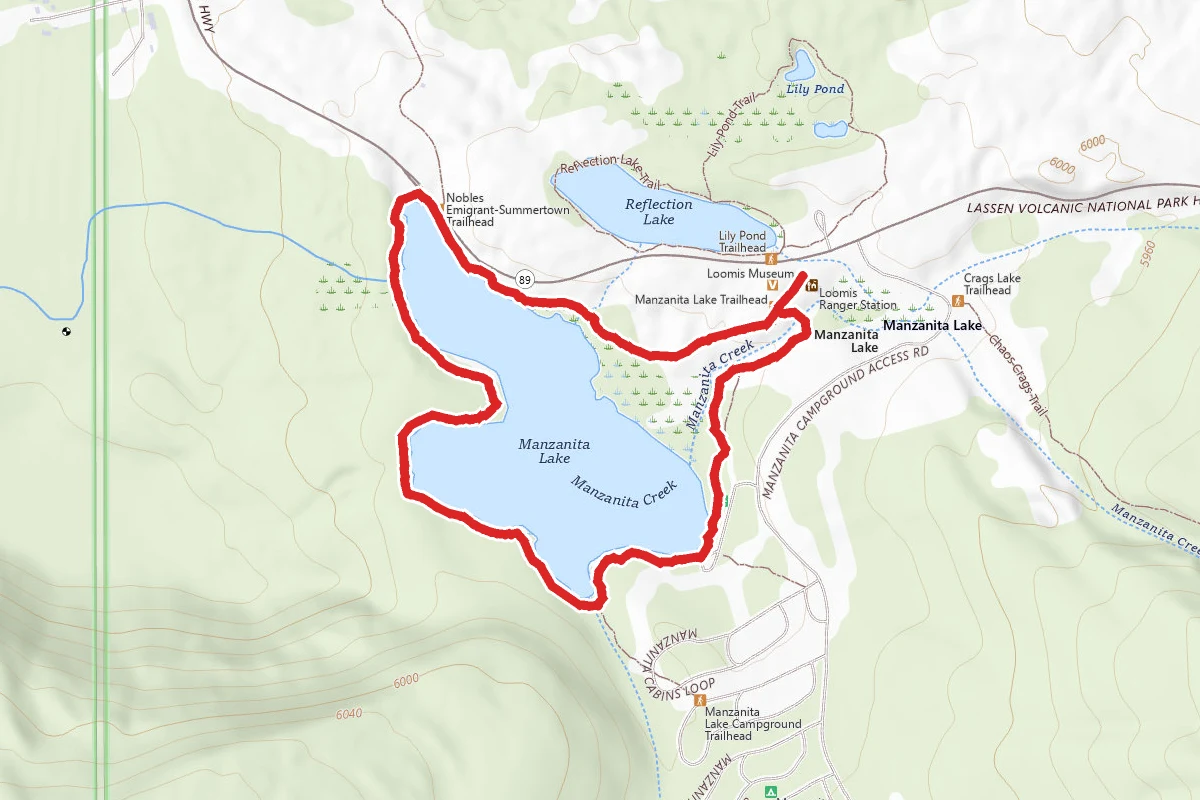 Manzanita Lake Loop