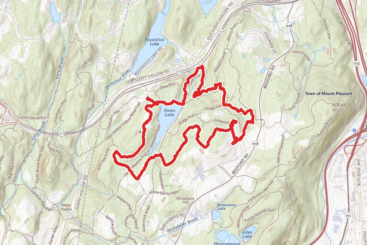Brook, David and Swan Lake Loop