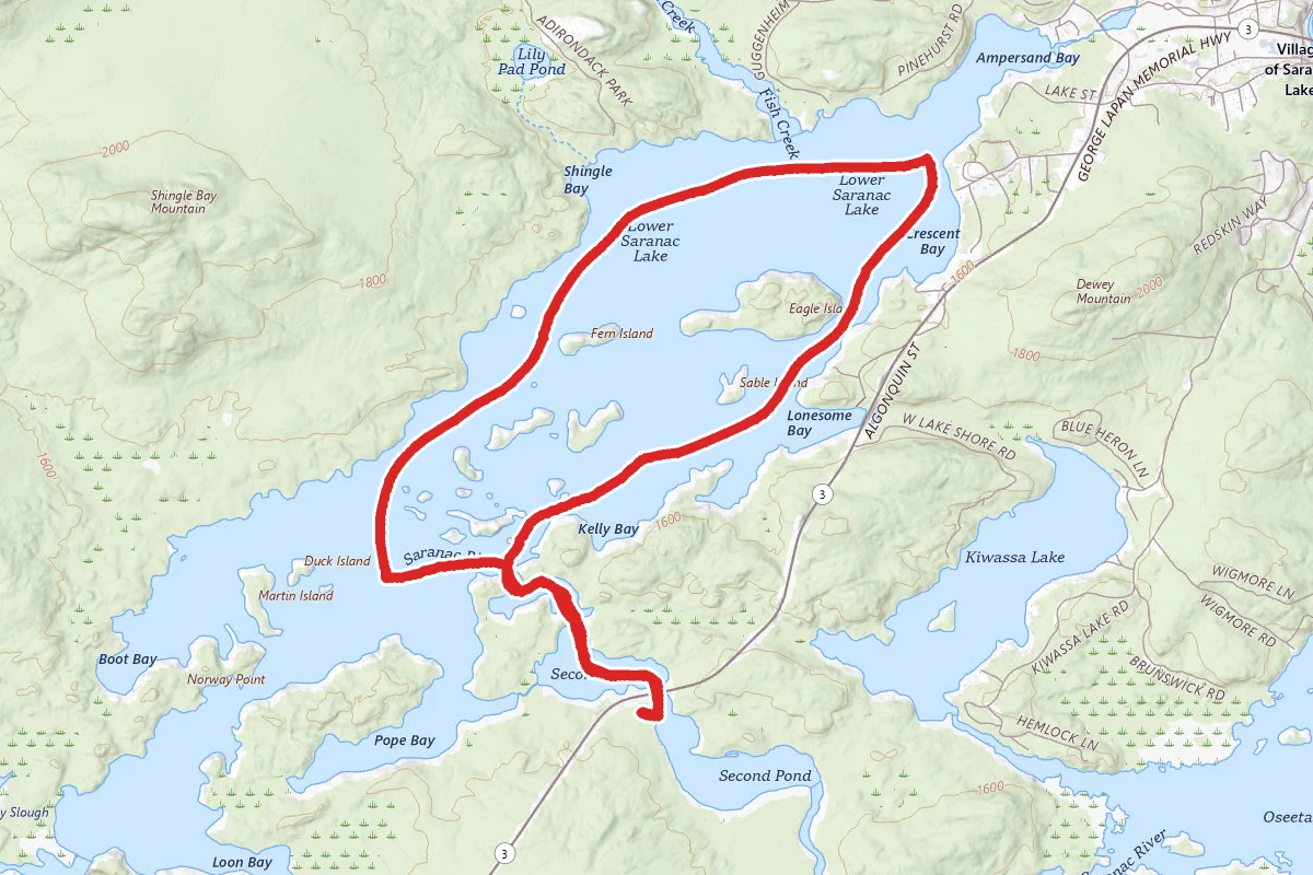 Saranac Lakes Chain