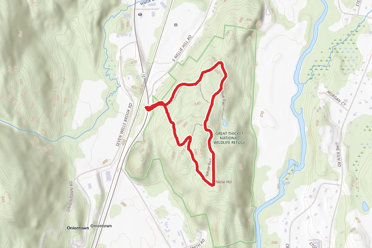 Nellie Hill Preserve Red Trail Loop
