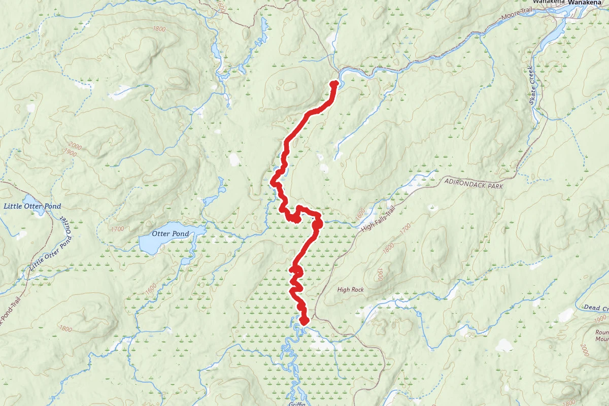Oswegatchie River to 41 High Rock