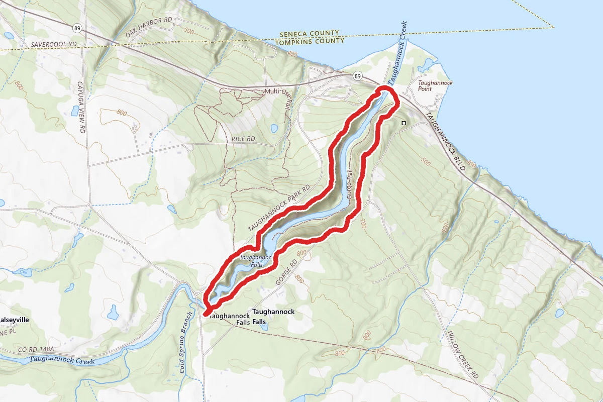 North Rim Trail and South Rim Trail Loop from Jacksonville Road
