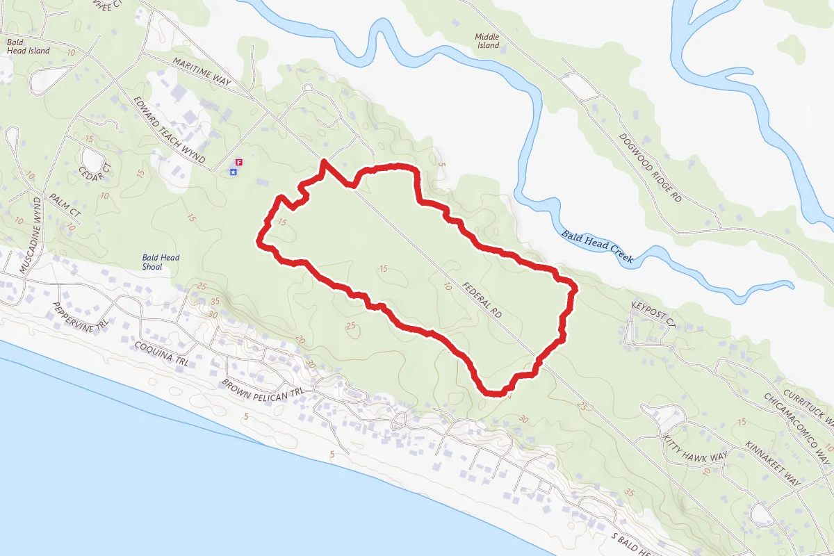 Bald Head Island Forest Preserve Loop Trail