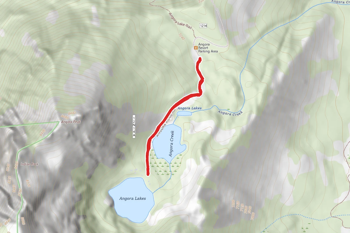 Angora Lakes Trail