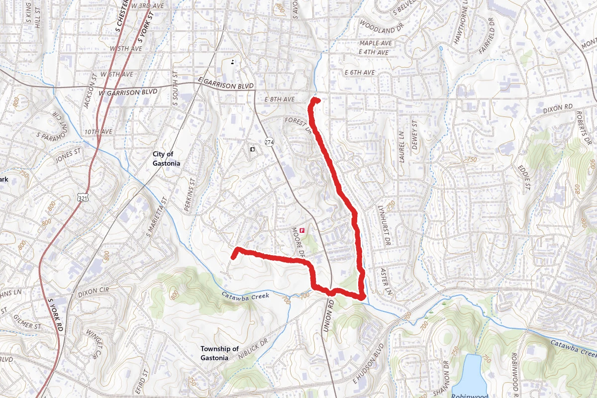 Avon Creek and Catawba Creek Greenway