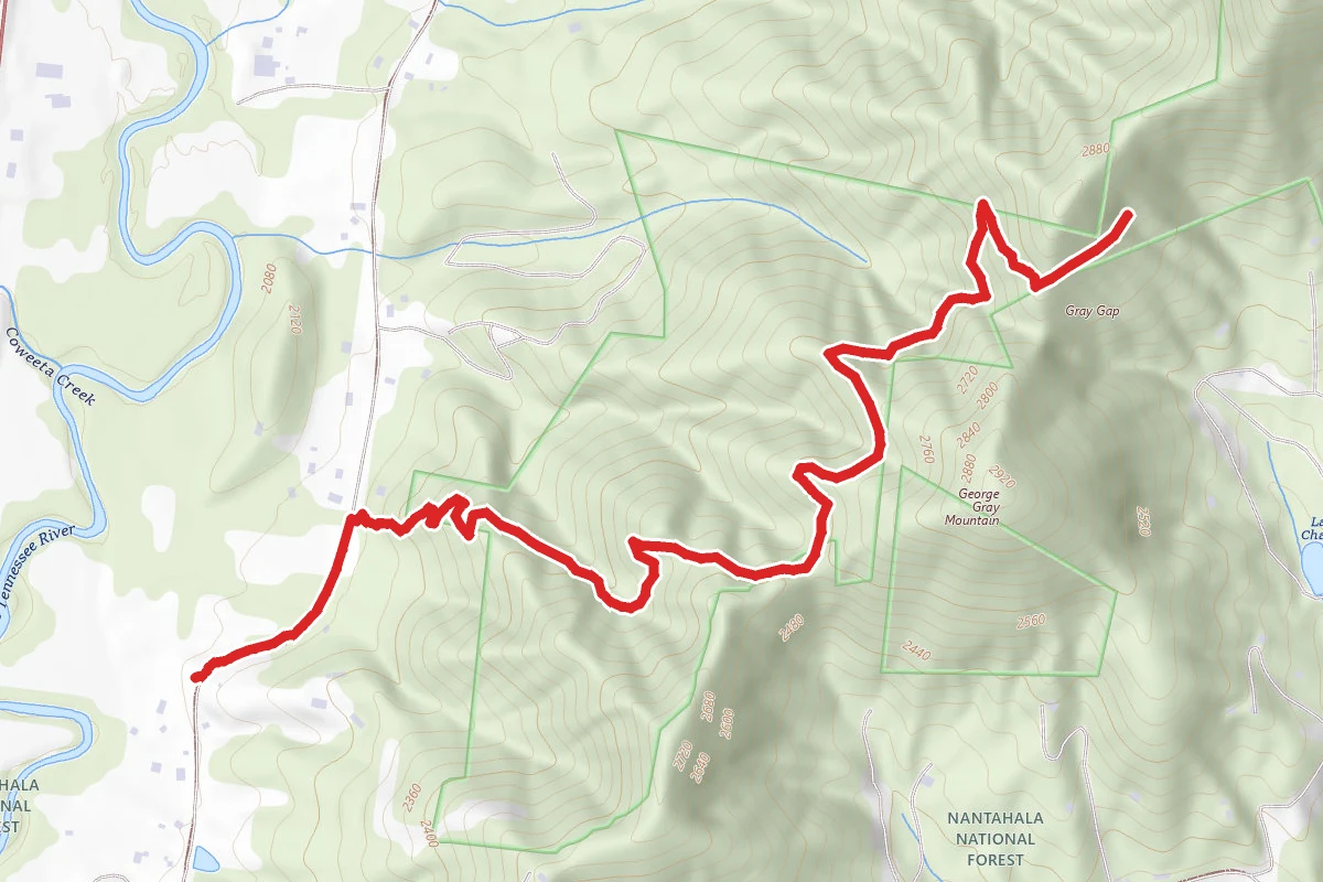 Gray Gap via Bartram Trail