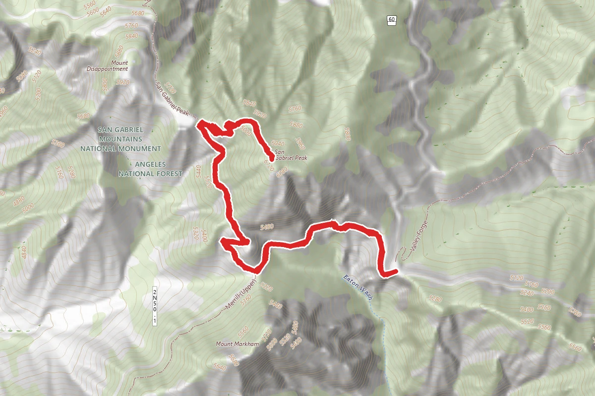 San Gabriel Peak Trail