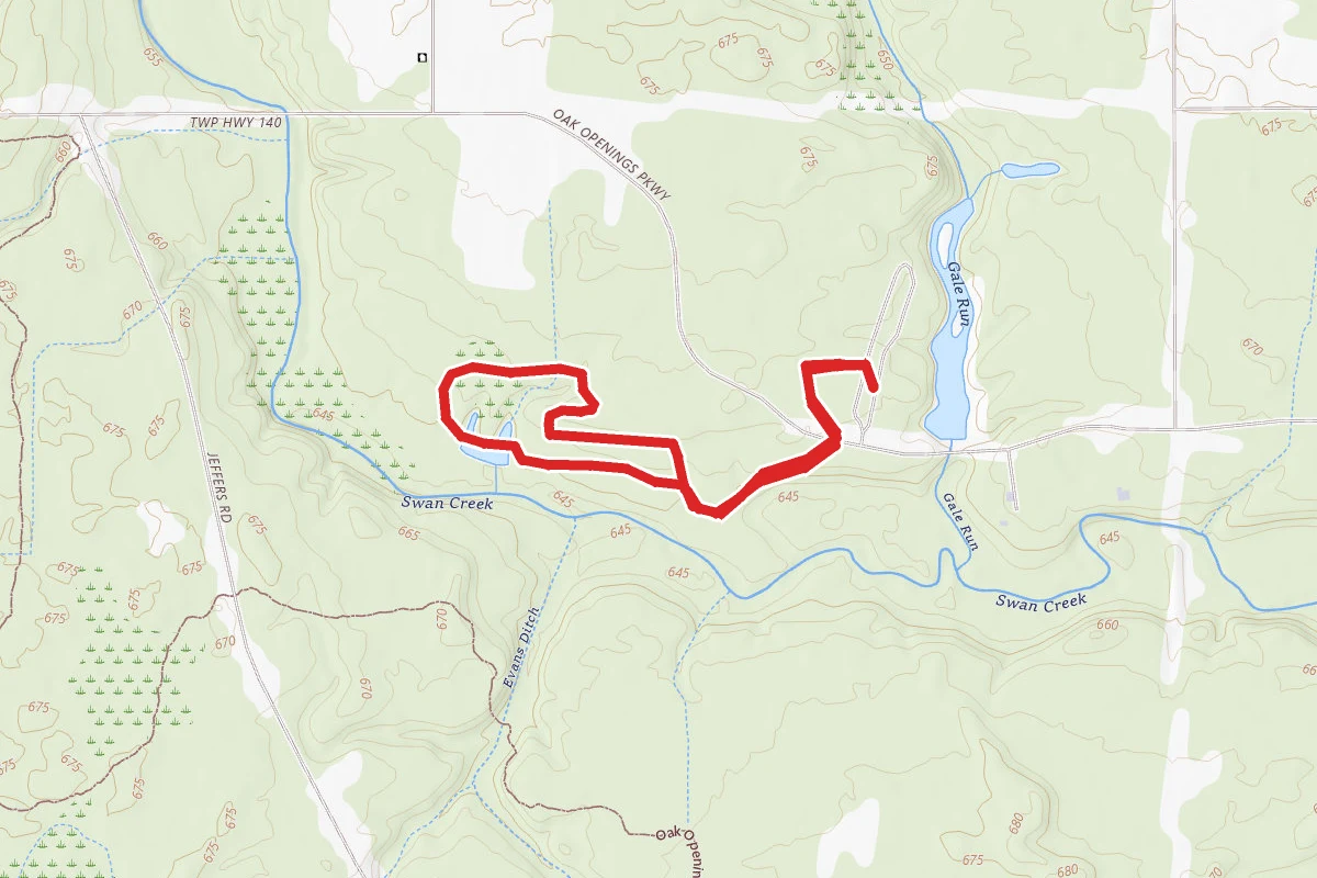 Horseshoe Lake Trail (Yellow Trail)