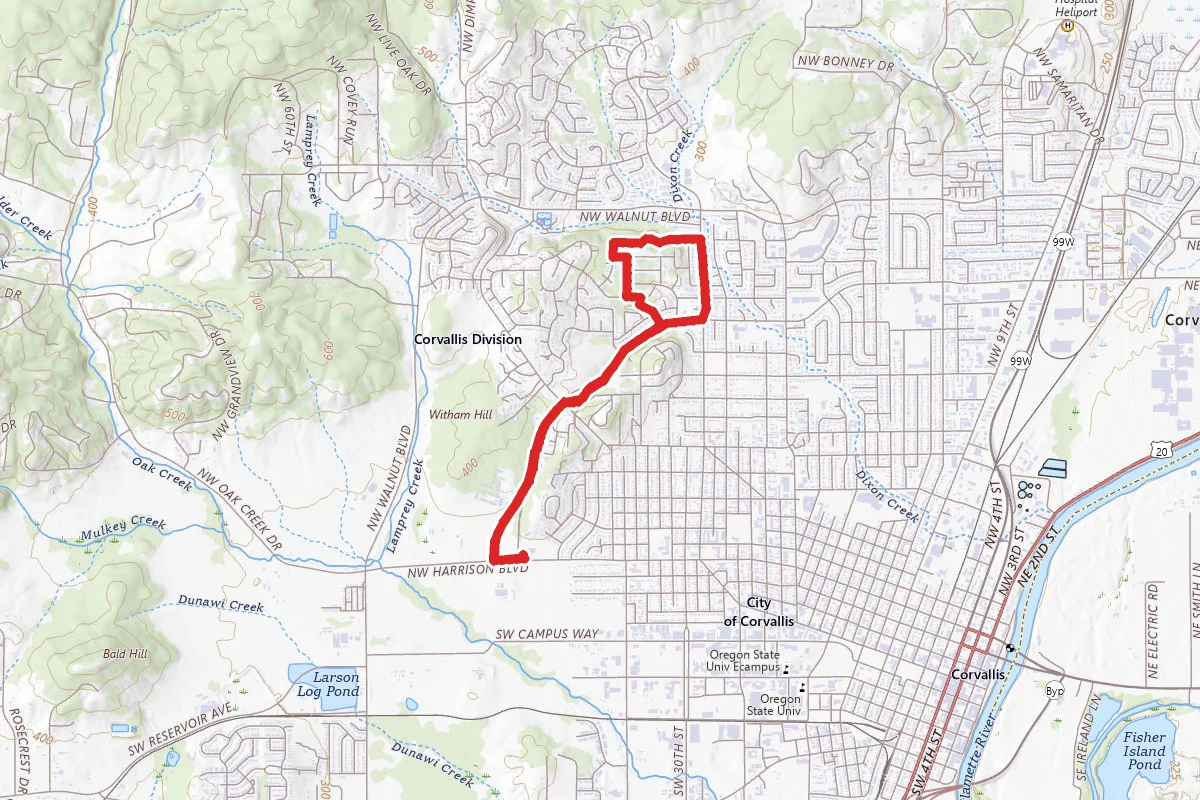 The Four Hills of Corvallis