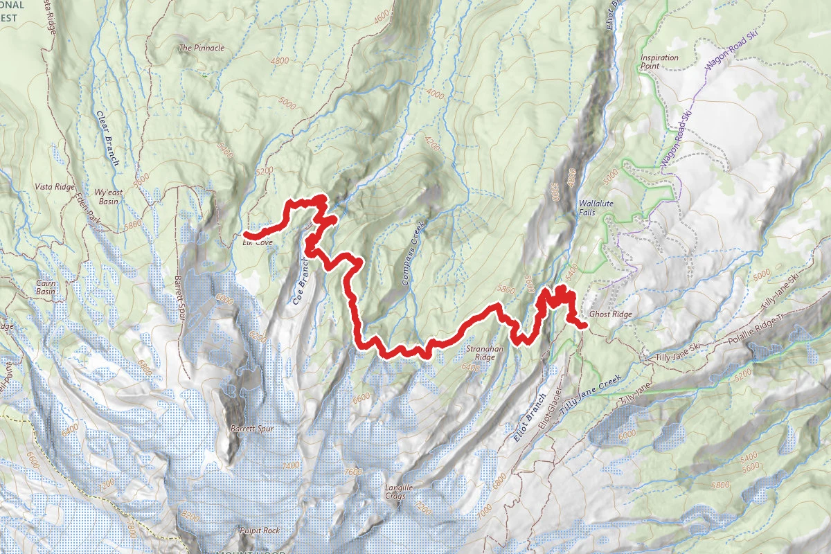 Cloud Cap to Elk Cove