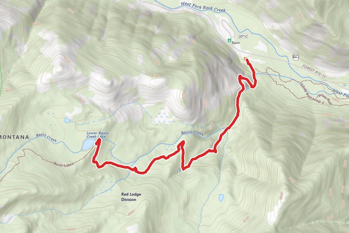 Basin Lakes Trail No. 61