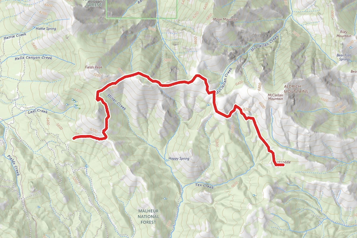 McClellan Mountain Trail