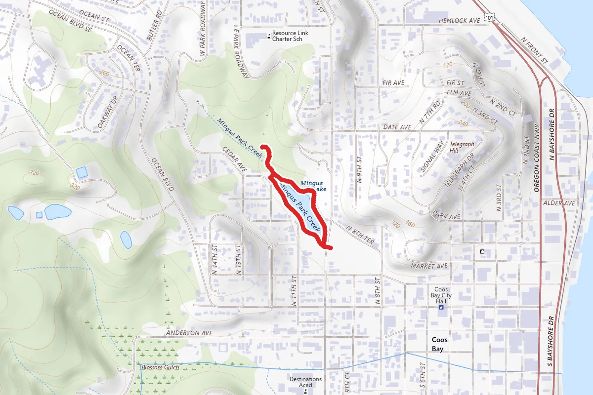 Mingus Park Footpath