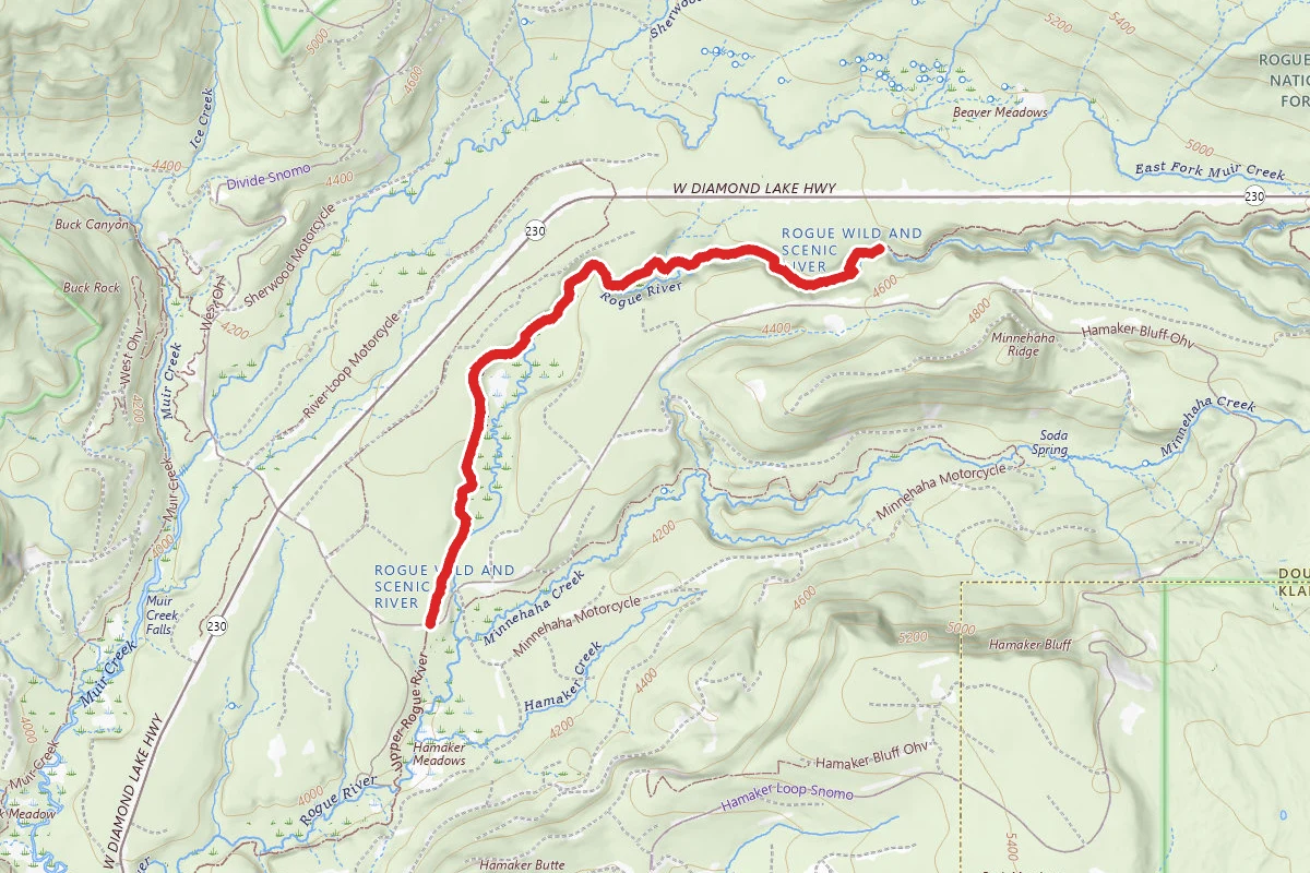 Rough Rider Falls Trail