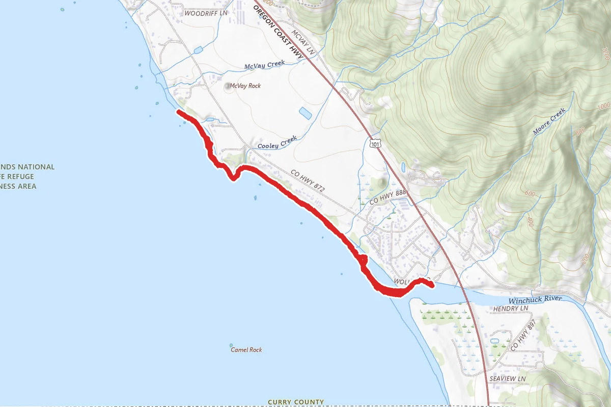 Winchuck Mouth and North Beach