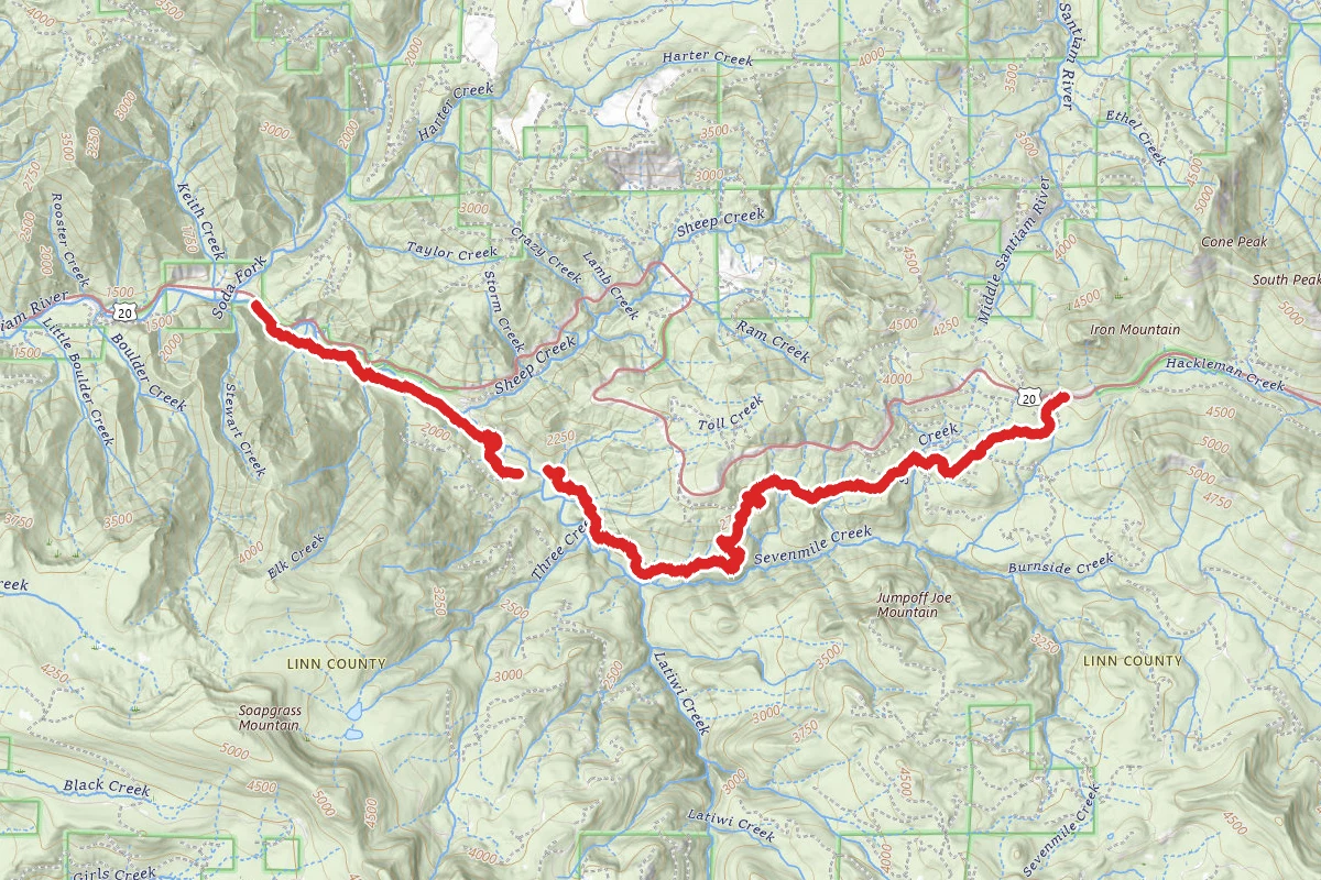 Santiam Wagon Trail