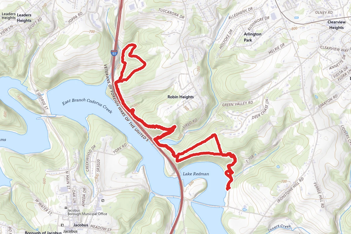 Lake Redman Trail 6 and 7