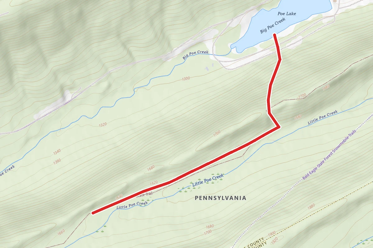 Hunter's Path and Little Poe Trail