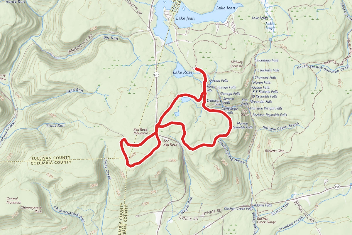 Old Beaver Dam and Grand View Trail Loop