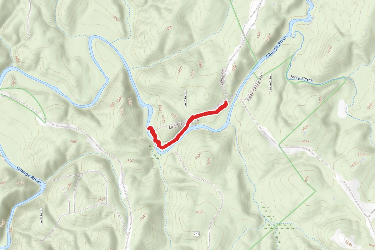 Lands Bridge Falls Trail